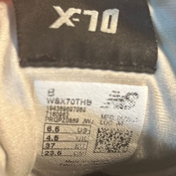 Women's Black and White New Balance X-70 Sneakers Size 6.5 - Picture 11 of 13